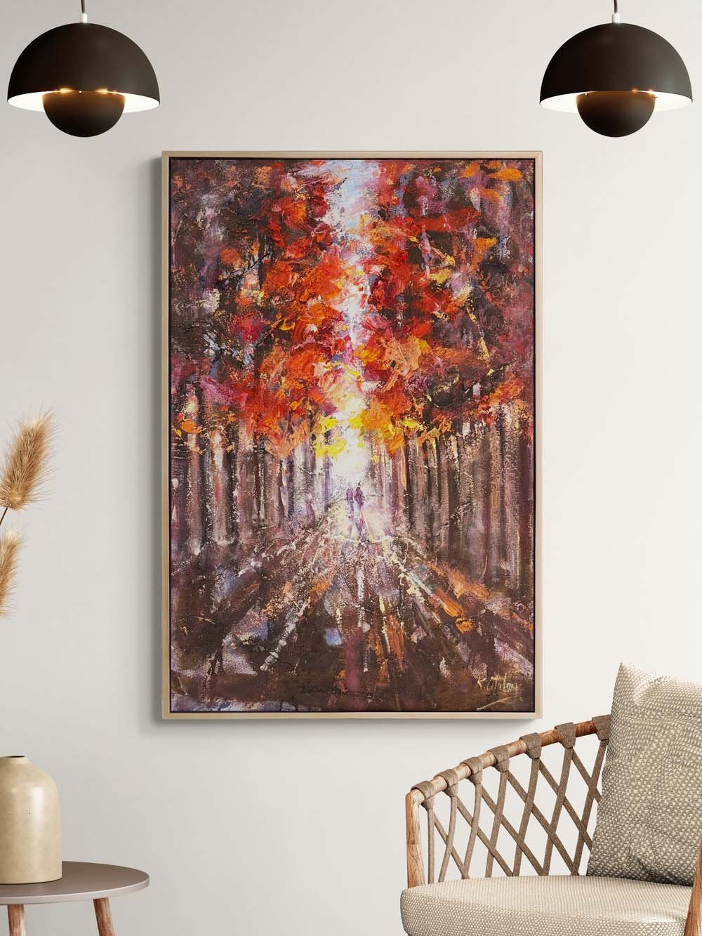 Sonbahar Melodisi Yağlı Boya Tablosu