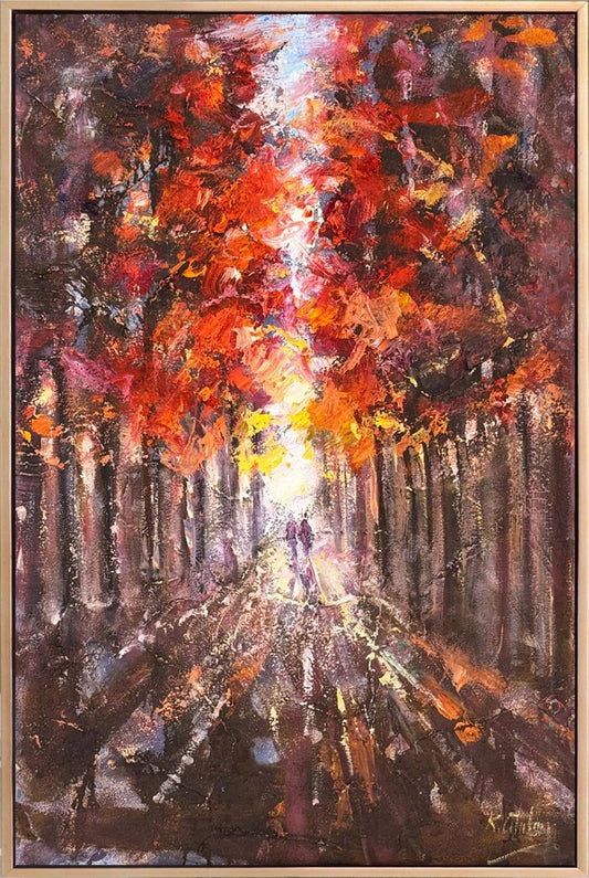 Sonbahar Melodisi Yağlı Boya Tablosu