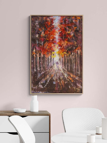 Sonbahar Melodisi Yağlı Boya Tablosu