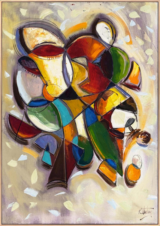 Renklerin Patikaları Yağlı Boya Tablosu