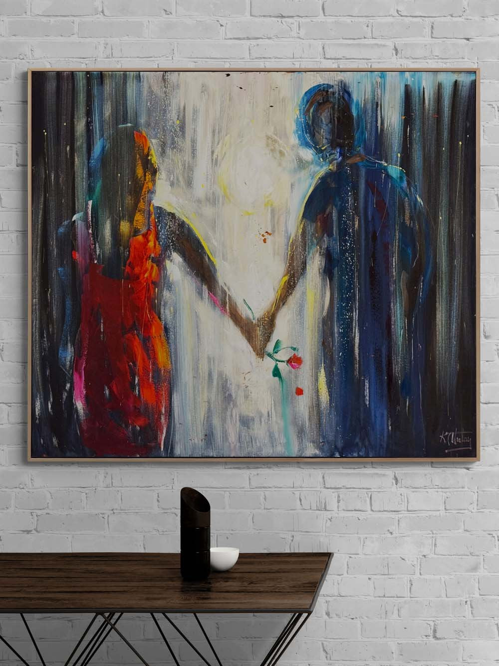 Her Zaman Birlikte Yağlı Boya Tablosu