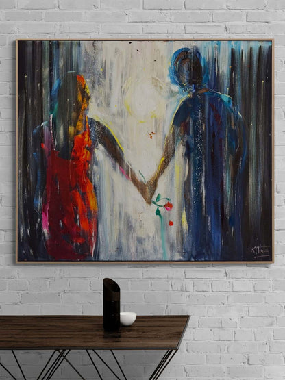 Her Zaman Birlikte Yağlı Boya Tablosu