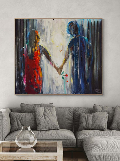 Her Zaman Birlikte Yağlı Boya Tablosu