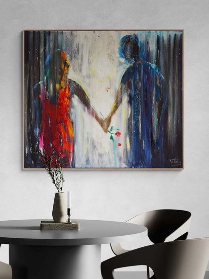 Her Zaman Birlikte Yağlı Boya Tablosu