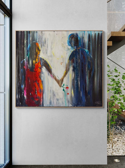 Her Zaman Birlikte Yağlı Boya Tablosu