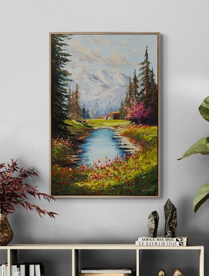 Baharın Şarkısı Yağlı Boya Tablosu