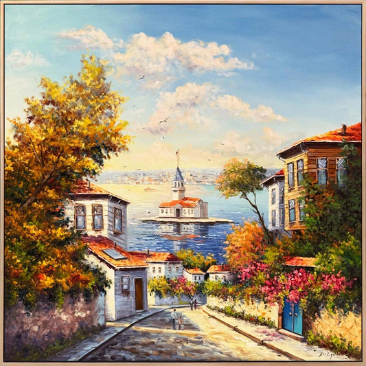 Eskiden Üsküdar Yağlı Boya Tablosu