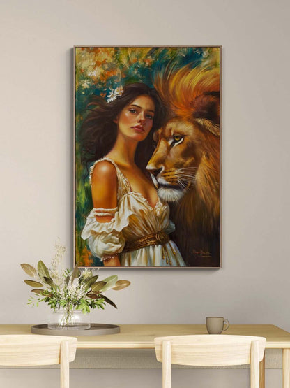 Doğanın Kraliçesi Yağlı Boya Tablosu