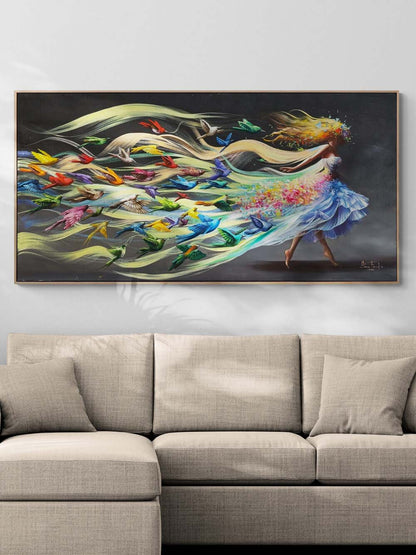 Özgürlüğün Dansı Yağlı Boya Tablosu