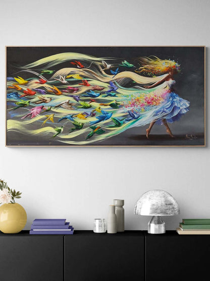 Özgürlüğün Dansı Yağlı Boya Tablosu