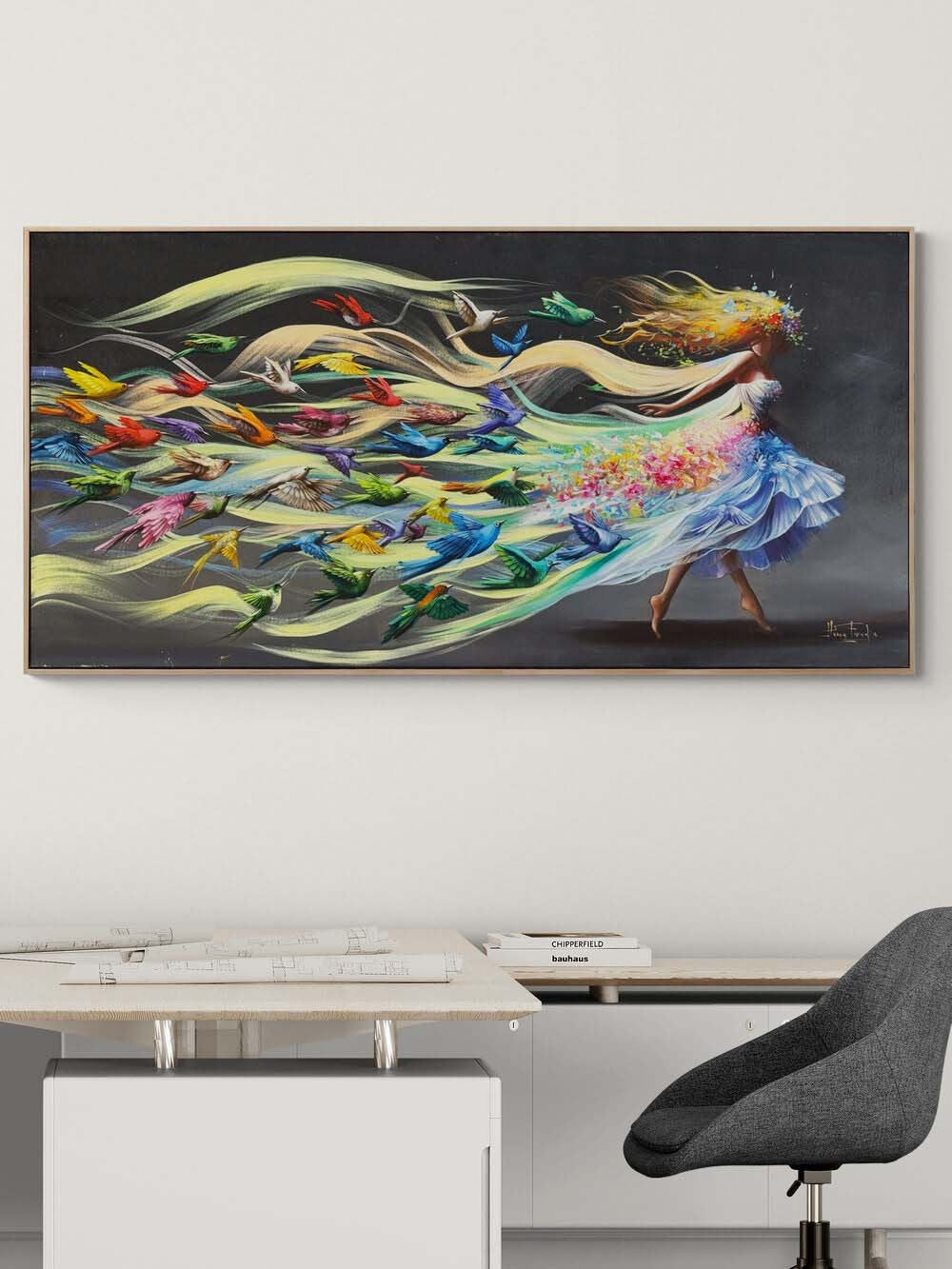 Özgürlüğün Dansı Yağlı Boya Tablosu