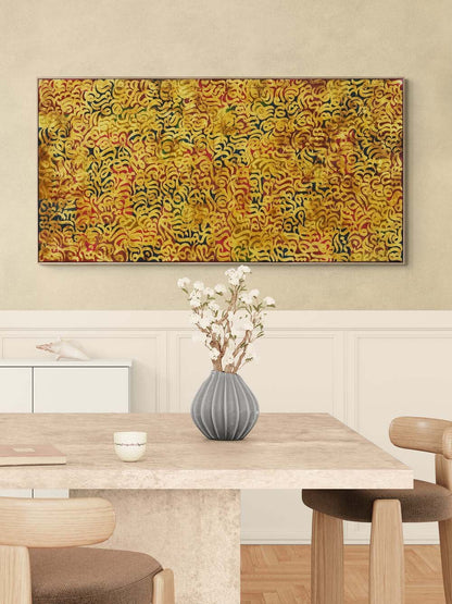 Meşk-i Rüya Yağlı Boya Hat Tablosu