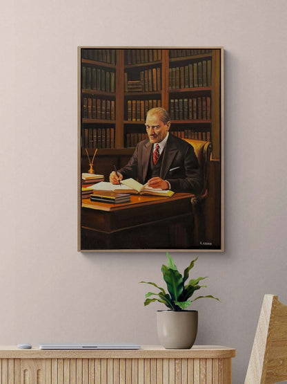 Atatürk’ün İzinde Yağlı Boya Tablosu