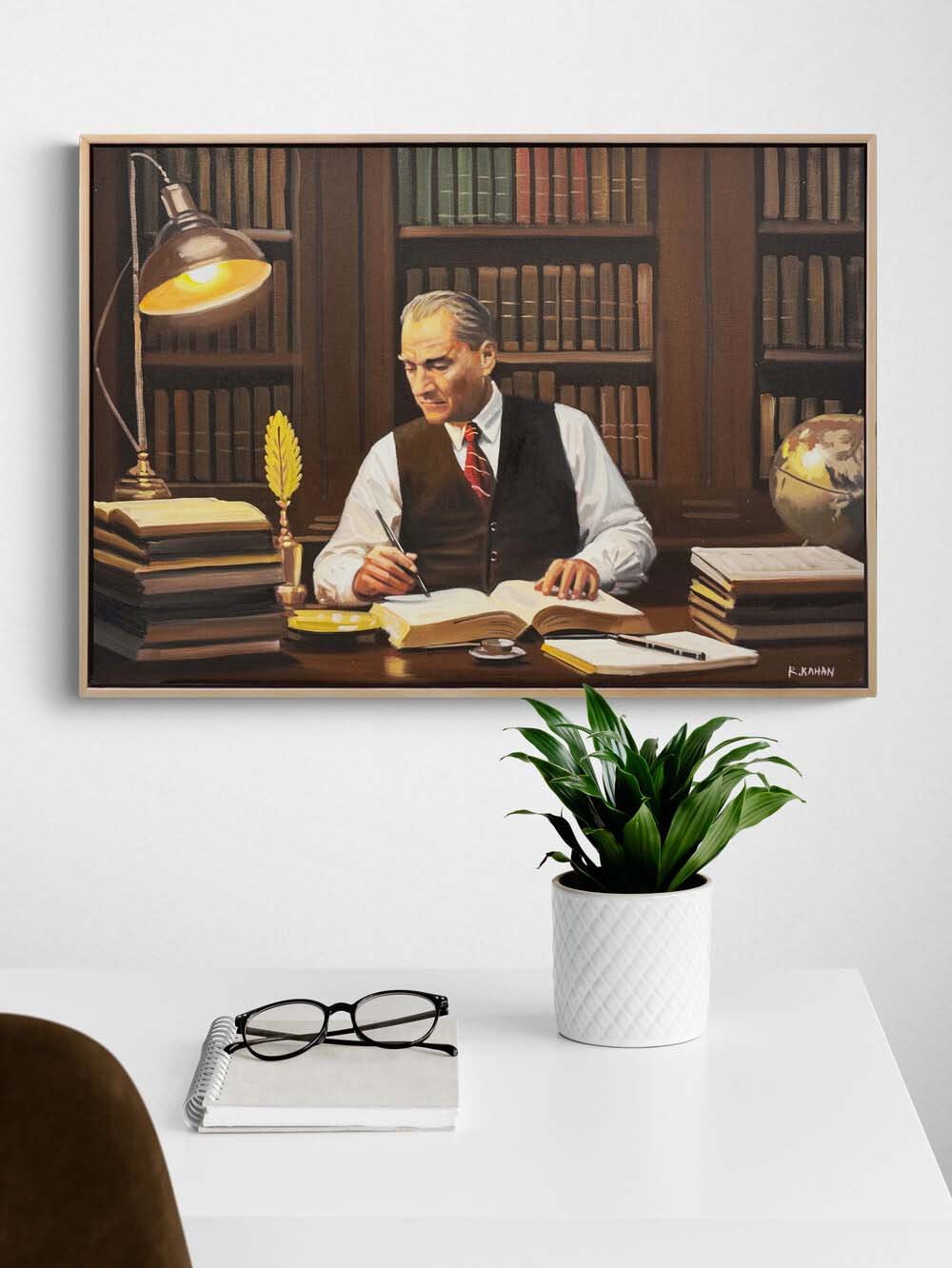 Atatürk'ün Umudu Yağlı Boya Tablosu