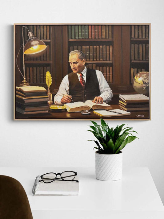 Atatürk'ün Umudu Yağlı Boya Tablosu