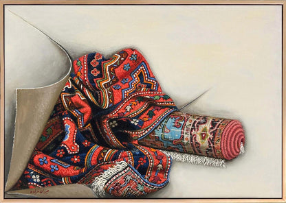 Zamanın İzinde Halı Yağlı Boya Tablosu