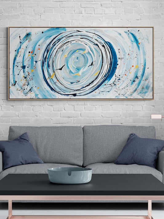 Uçuşun Ritmi Yağlı Boya Tablosu