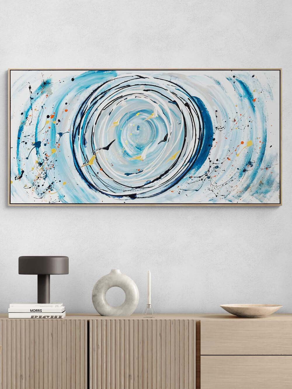 Uçuşun Ritmi Yağlı Boya Tablosu