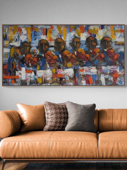 Ezgide Buluşma Yağlı Boya Tablosu