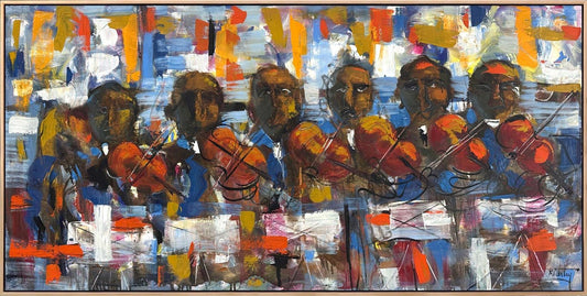 Ezgide Buluşma Yağlı Boya Tablosu