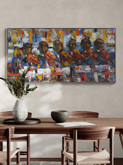 Ezgide Buluşma Yağlı Boya Tablosu