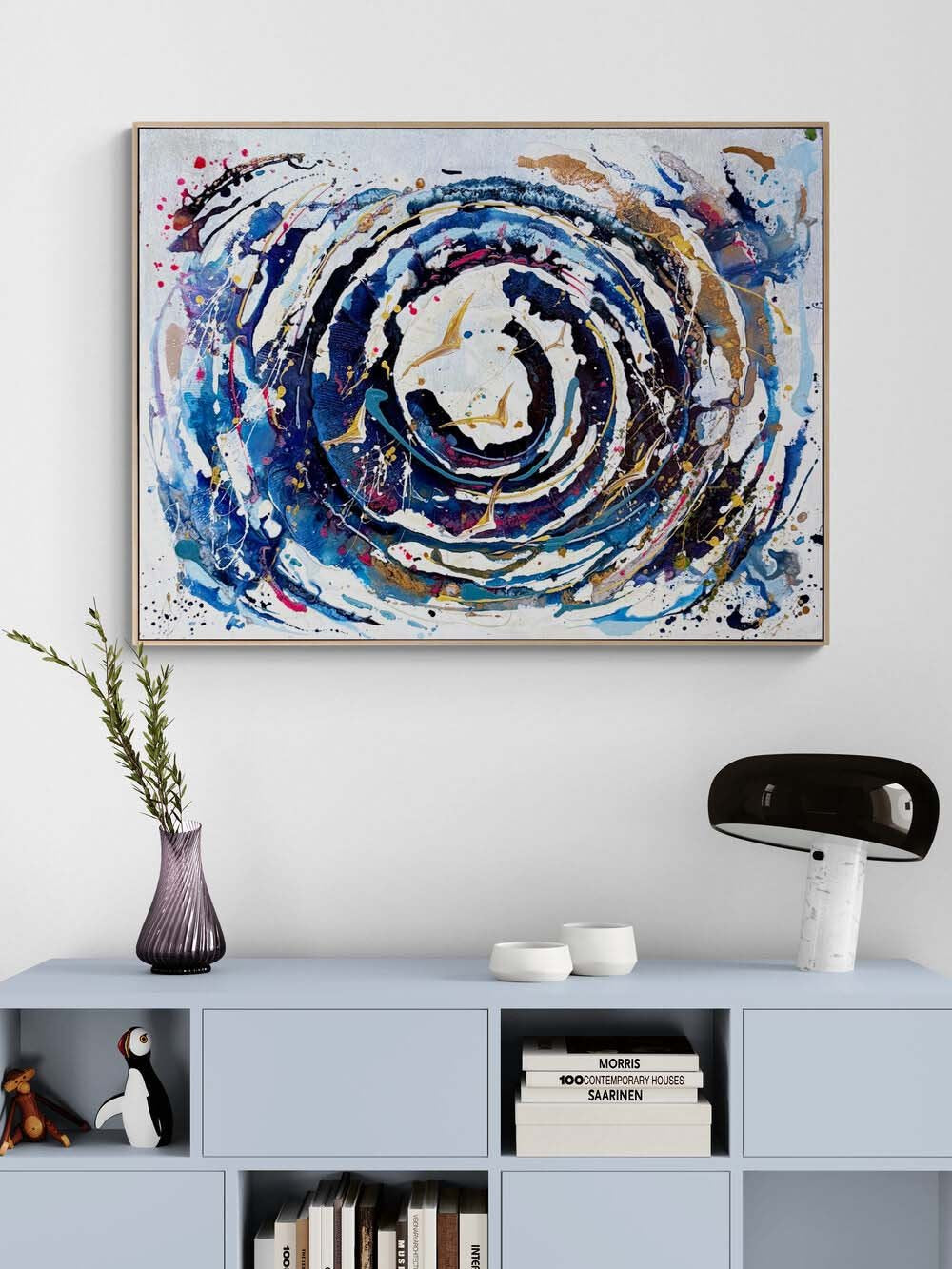 Kanatların Fısıltısı Yağlı Boya Tablosu