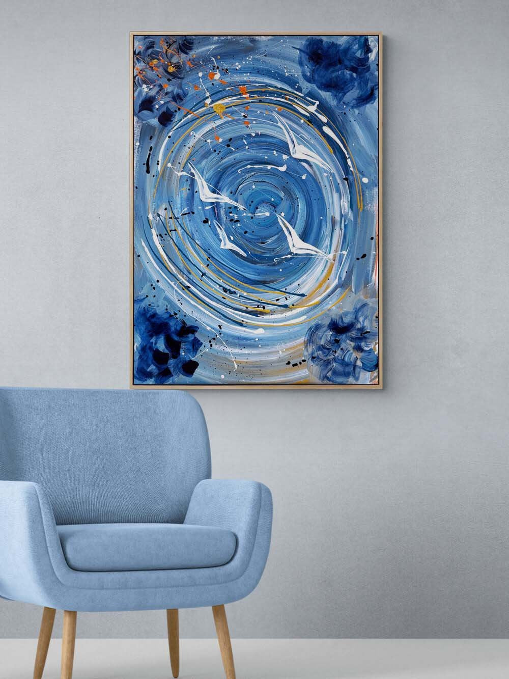 Gökyüzüne Yolculuk Yağlı Boya Tablosu