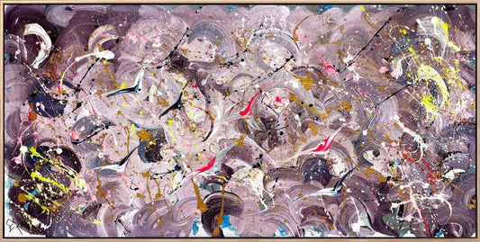 Dalgaların İçinde Yağlı Boya Tablosu