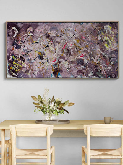 Dalgaların İçinde Yağlı Boya Tablosu