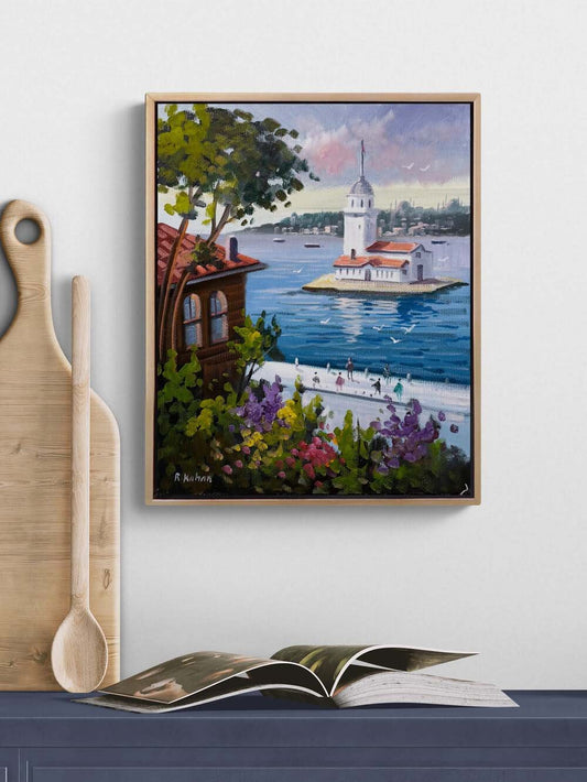 Üsküdar'da Zaman Yağlı Boya Tablosu