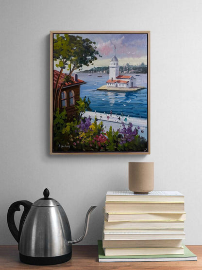 Üsküdar'da Zaman Yağlı Boya Tablosu