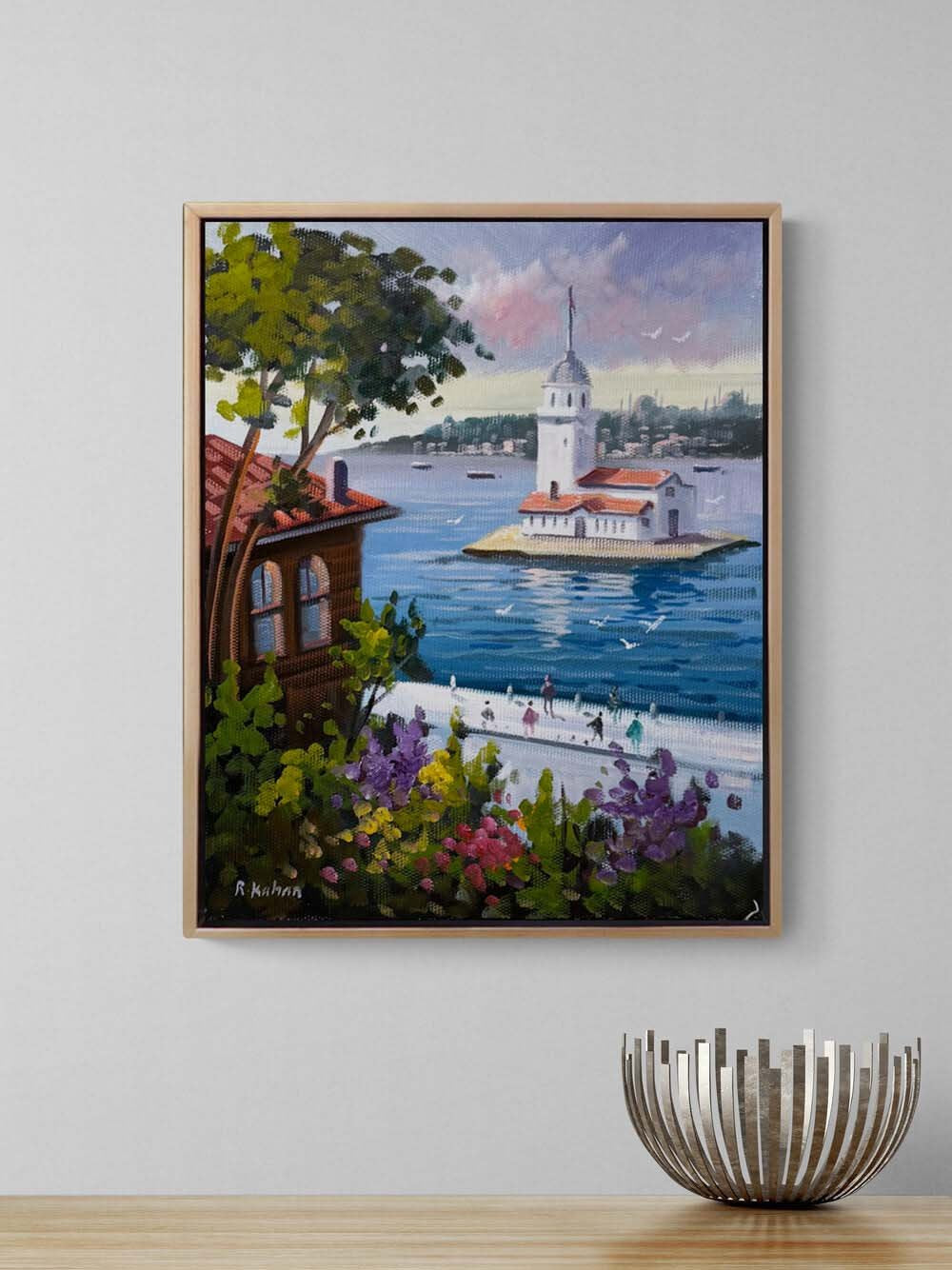 Üsküdar'da Zaman Yağlı Boya Tablosu