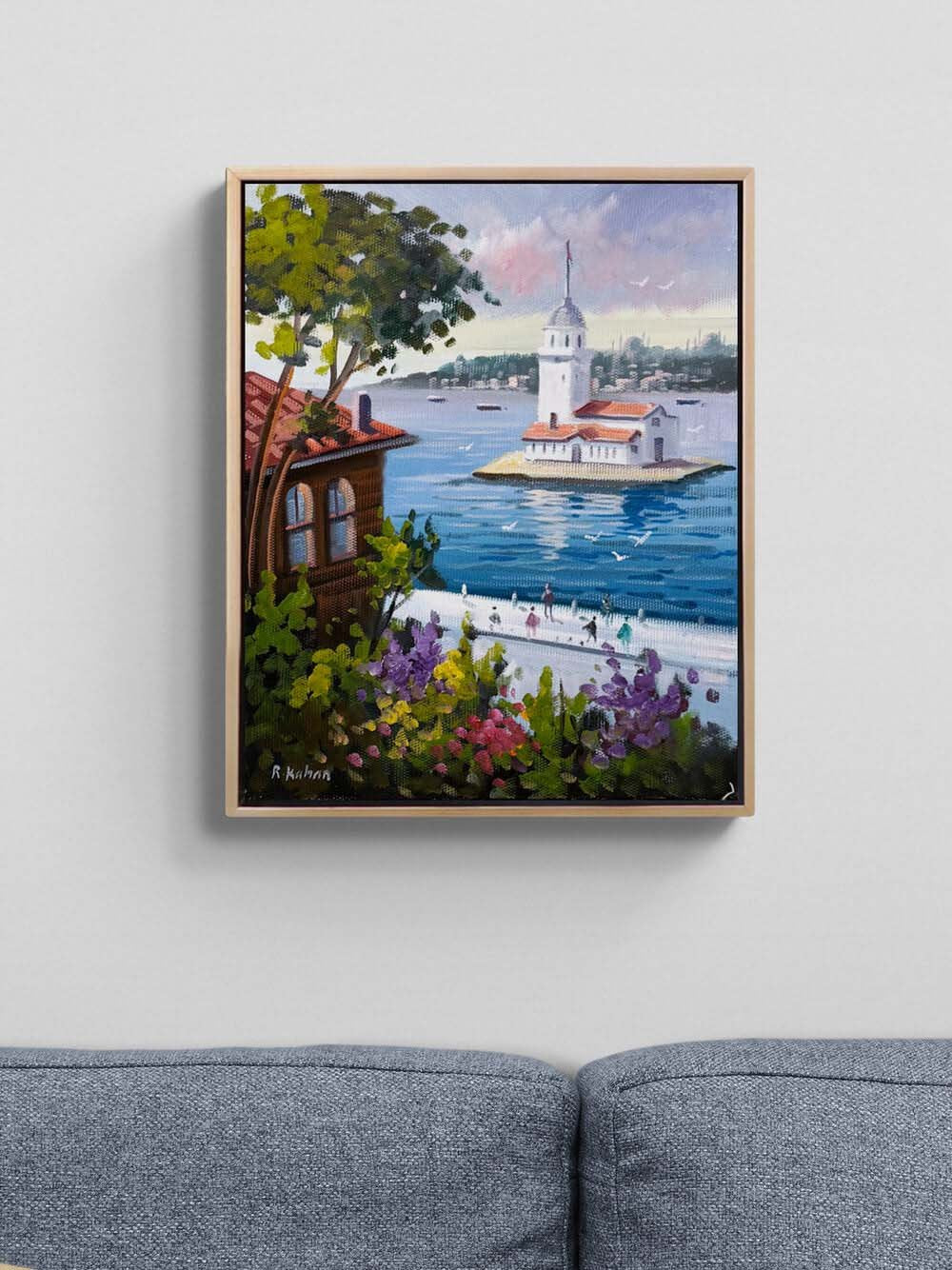 Üsküdar'da Zaman Yağlı Boya Tablosu