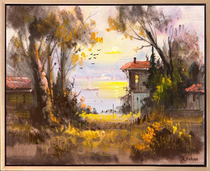 İstanbul'da Sonbahar Yağlı Boya Tablosu