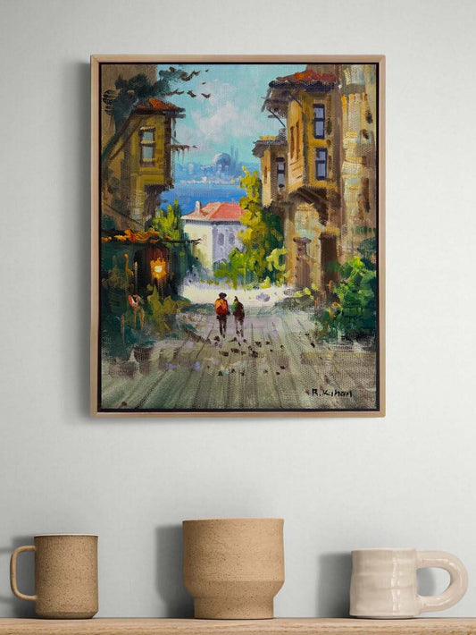 Hatıralarda İstanbul Yağlı Boya Tablosu