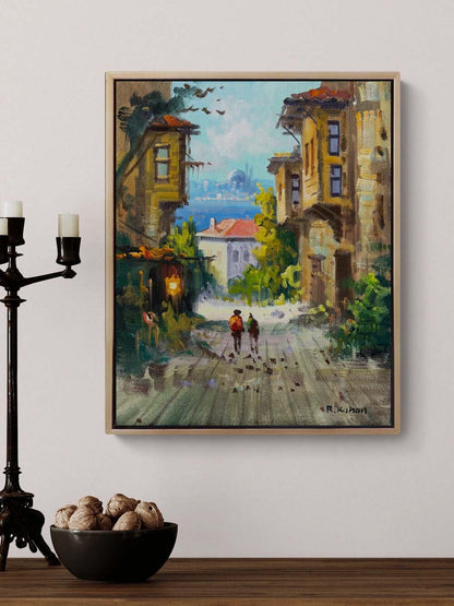 Hatıralarda İstanbul Yağlı Boya Tablosu