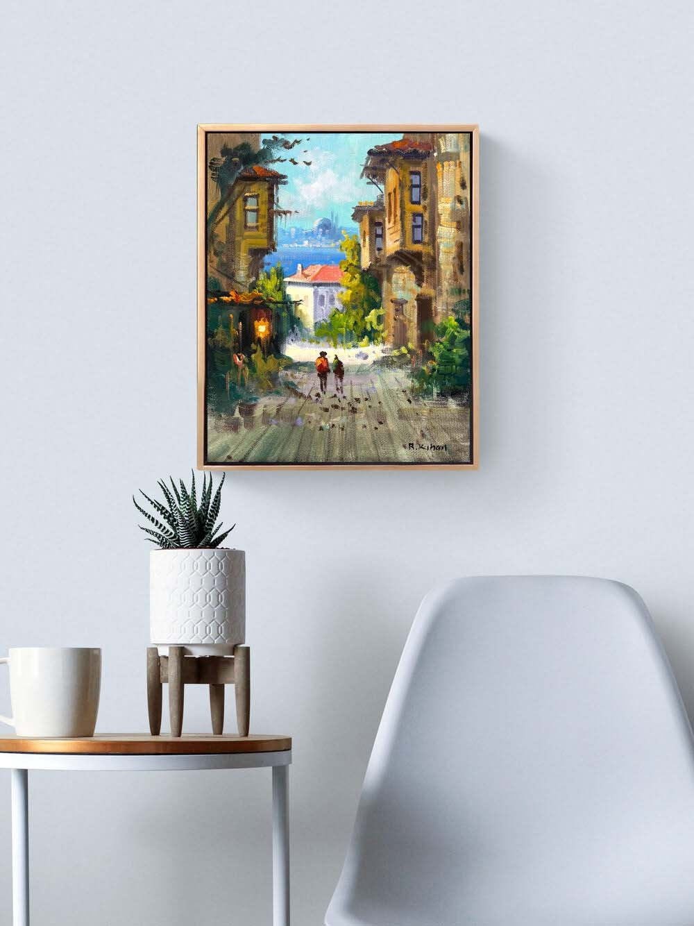 Hatıralarda İstanbul Yağlı Boya Tablosu