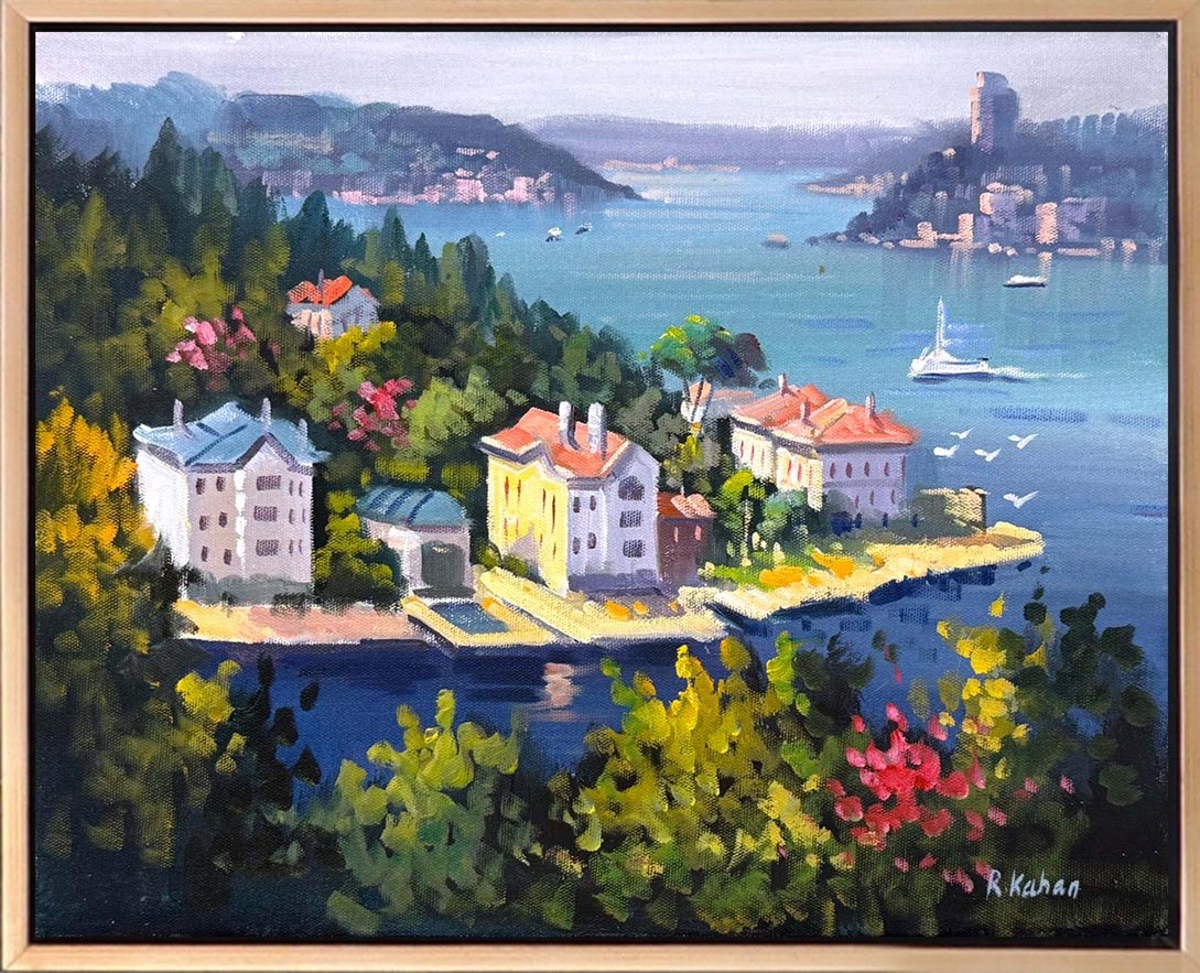 Boğazın İncileri Yağlı Boya Tablosu