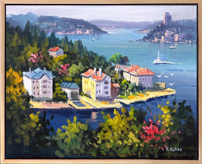 Boğazın İncileri Yağlı Boya Tablosu