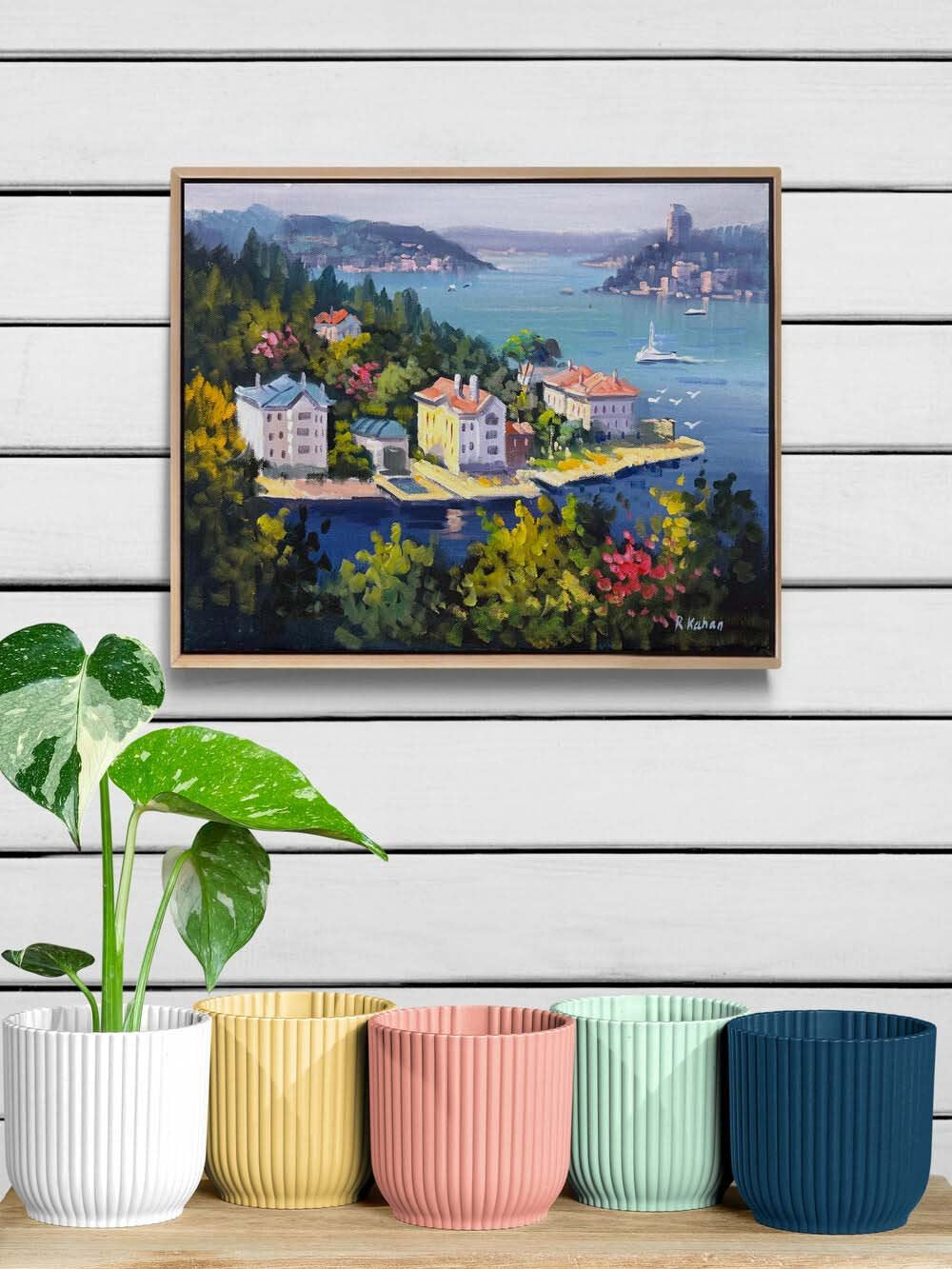 Boğazın İncileri Yağlı Boya Tablosu