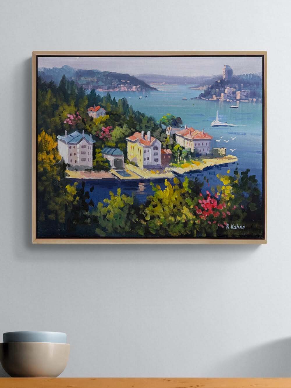 Boğazın İncileri Yağlı Boya Tablosu