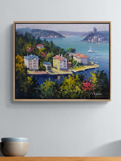 Boğazın İncileri Yağlı Boya Tablosu