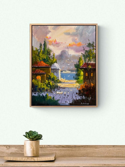 İstanbul'un Sessizliği Yağlı Boya Tablosu