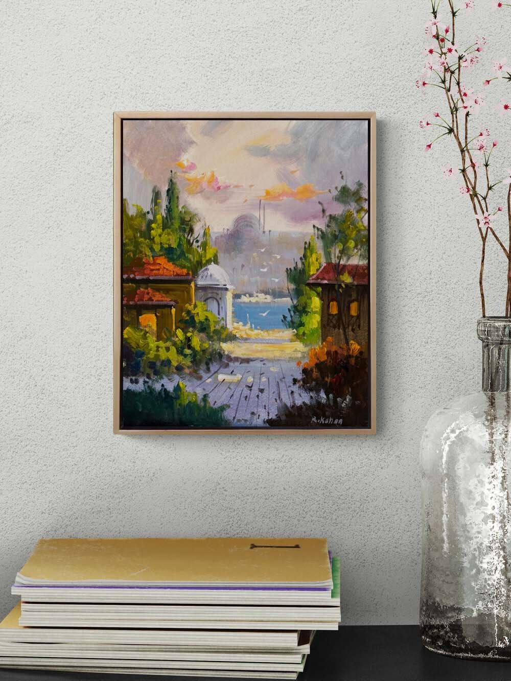 İstanbul'un Sessizliği Yağlı Boya Tablosu