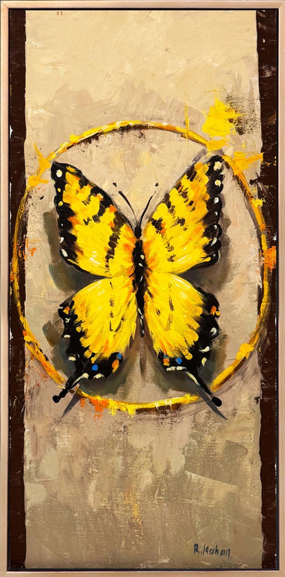 Sonsuzluk Kelebeği Yağlı Boya Tablosu