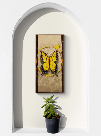 Sonsuzluk Kelebeği Yağlı Boya Tablosu