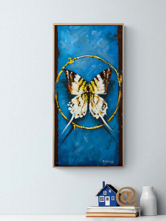 Zamanın Kelebeği Yağlı Boya Tablosu