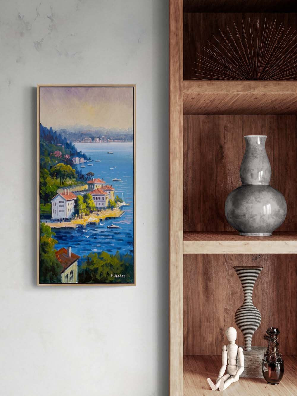 Yalıların Masalı Yağlı Boya Tablosu