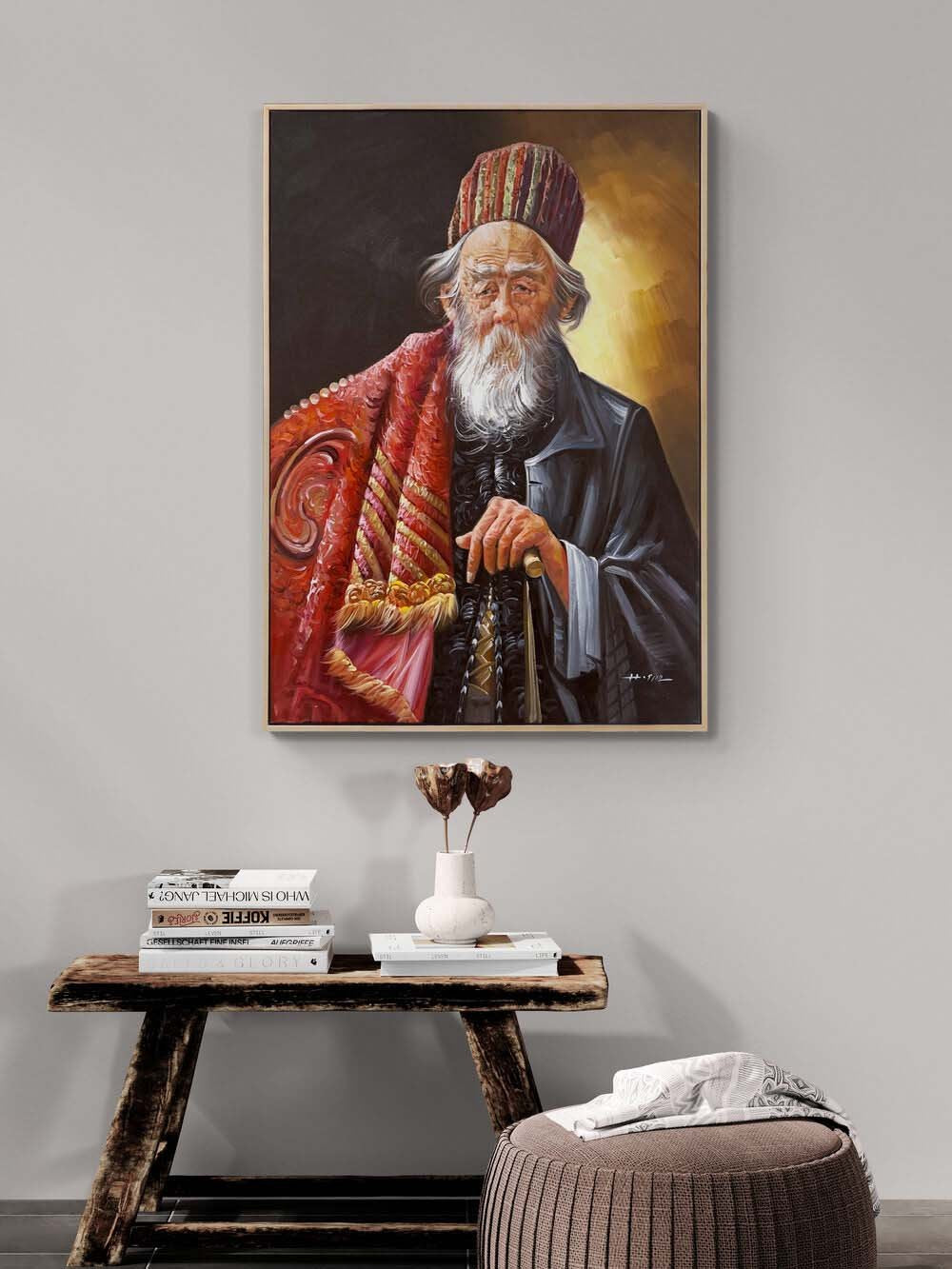 Dervişin Hatırası Yağlı Boya Tablosu