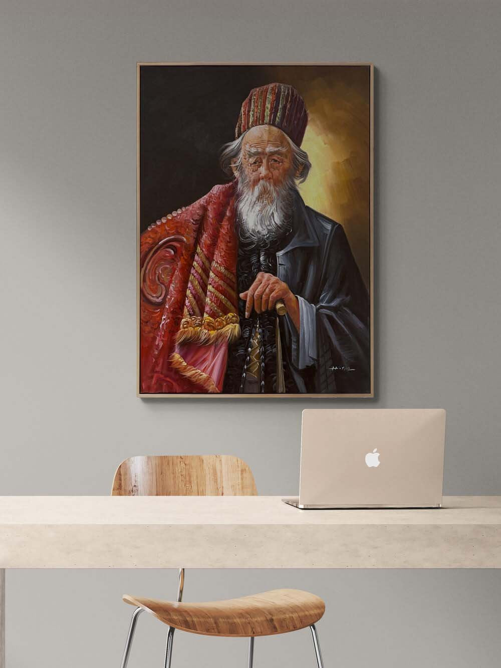 Dervişin Hatırası Yağlı Boya Tablosu